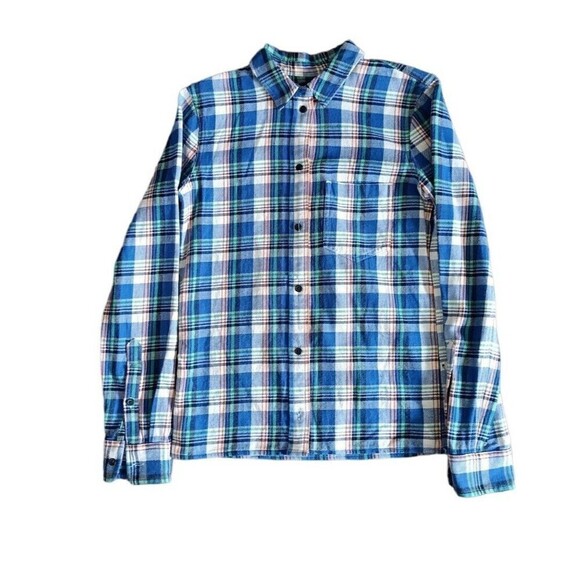 Madewell Button Down Shirt Men's Size Extra Small Plaid Long sleeve Cotton - Picture 1 of 9